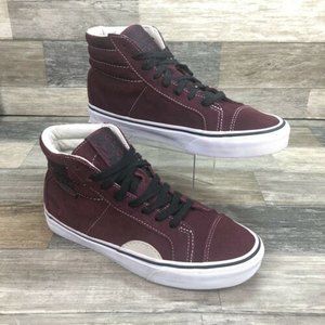 VANS Sk8-Hi California Native Maroon Canvas Skate Shoes Men’s 5.5 Women’s 7